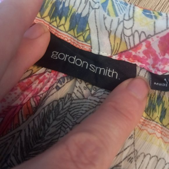 COPY - ❤️🔥2=$20 / 3=$25❤️🔥 Gordon Smith sheer colourful light weight top (Si - Picture 4 of 5